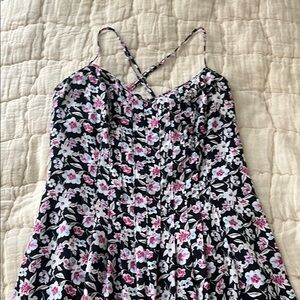 Floral Spaghetti Strap Dress